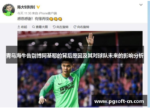 青岛海牛告别博阿基耶的背后原因及其对球队未来的影响分析