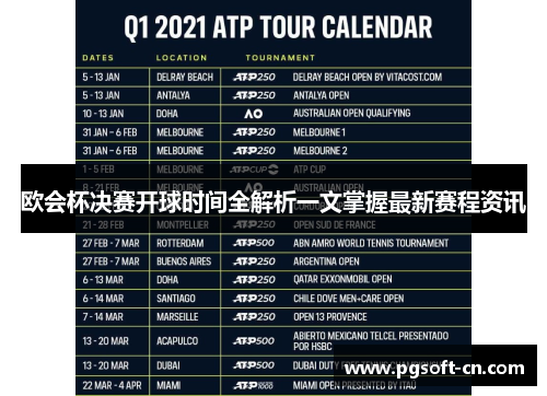 欧会杯决赛开球时间全解析一文掌握最新赛程资讯